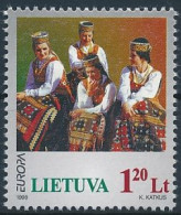 Mi 664 ** MNH / CEPT, Europa, National Festivals & Holidays, Traditional Costumes - Lituania