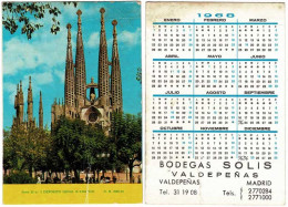 Calendario De Bolsillo Sagrada Familia 1968 Serie 23 No. 2 - Otros & Sin Clasificación