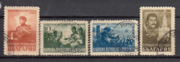 Bulgaria 1948 - A La Glorie De L'armee Sovietique, YT 580/83, Used - Gebraucht