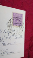 CARTOLINA PALERMO VIAGGIATA CON 50 CENTESIMI AMGOT - AGOSTO 1944- FUORI TARIFFA- FORMATO PICCOLO - Ocu. Anglo-Americana: Sicilia