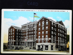 ► HOTEL VAN CURLER SCHENECTADY Vintage Card 1920s    NYC - NEW YORK - Bares, Hoteles Y Restaurantes