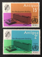 1966 Antigua - Inauguration Of W.H.O. New Headquarters Building - Unused - 1960-1981 Autonomía Interna