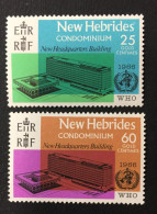 1966 New Hebrides - Inauguration Of W.H.O. New Headquarters Building - Unused - Unused Stamps