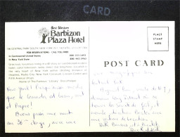 ►Barbizon Plaza Hotel   Vintage Card   NYC - NEW YORK - Wirtschaften, Hotels & Restaurants