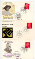 Germany, West 1966 3 FDCs Scott 960 Cardinal Count Von Galen, Anti-Nazi Bishop Of Münster - 1961-1970