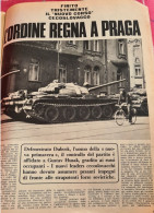 ARTICOLO GIORNALE SU PRIMAVERA DI PRAGA 1969 - Otros