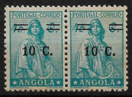 ANGOLA 1934 ISSUE OF 1932 SURCHARGED 10/45 - PAIR MNH (NP#71-P04-L3) - Angola