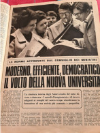 ARTICOLO GIORNALE SU UNIVERSITA' ITALIANA 1969 - Otros