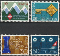 1968 // 870/873 O - Used Stamps