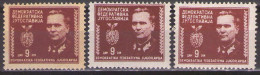 Yugoslavia 1945 - Michel 467 - Marshal TITO - White And Yellow Paper,dark And Light Brown  - MNH**VF - Unused Stamps