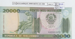 BILLETE MOZAMBIQUE 20.000 METICAIS 1999 P-140 SIN CIRCULAR - Autres - Afrique