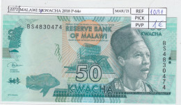 BILLETE MALAWI 50 KWACHA 2018 P-64e SIN CIRCULAR - Autres - Afrique