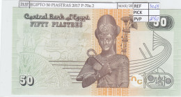 BILLETE EGIPTO 50 PIASTRAS 2017 P-70a.2 SIN CIRCULAR - Autres - Afrique