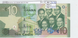 BILLETE GHANA 10 CEDIS 2013 P-39d SIN CIRCULAR - Autres - Afrique