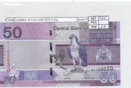 BILLETE GAMBIA 50 DALASIS 2019 P-40a SIN CIRCULAR - Autres - Afrique