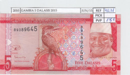 BILLETE GAMBIA 5 DALASIS 2015 P-60b SIN CIRCULAR - Other - Africa