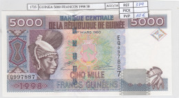 BILLETE GUINEA 5.000 FRANCOS 1998 P-38 SIN CIRCULAR - Sonstige – Afrika