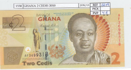 BILLETE GHANA 2 CEDIS 2010 P-37Аa SIN CIRCULAR - Sonstige – Afrika