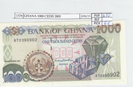 BILLETE GHANA 1.000 CEDIS 2001 P-32f SIN CIRCULAR - Otros – Africa