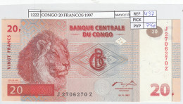 BILLETE CONGO 20 FRANCOS 1997 P-88Аa SIN CIRCULAR - Sonstige – Afrika