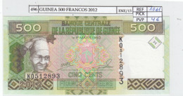 BILLETE GUINEA 500 FRANCOS 2012 P-39b SIN CIRCULAR - Sonstige – Afrika