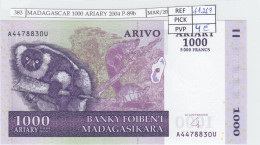 BILLETE MADAGASCAR 1000 ARIARY 2004 P-89bSIN CIRCULAR - Otros – Africa