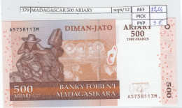 BILLETE MADAGASCAR 500 ARIARY 2004 P-88b SIN CIRCULAR - Otros – Africa