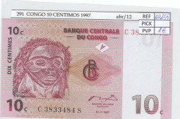 BILLETE CONGO 10 CENTIMOS 1997 P-82a SIN CIRCULAR - Andere - Afrika