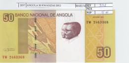 BILLETE ANGOLA 50 KWANZAS 2012 P-152 SIN CIRCULAR - Andere - Afrika