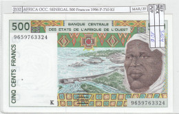 BILLETE AFRICA OCC. SENEGAL 500 Francos 1996 P-710 Kf SIN CIRCULAR - Other - Africa