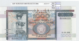 BILLETE BURUNDI 1.000 FRANCOS 2006 P-39d SIN CIRCULAR - Autres - Afrique