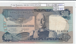 BILLETE ANGOLA 500 ESCUDOS 1972 P-102 MBC - Other - Africa
