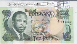 BILLETE BOTSWANA 10 PULA 2007 P-24b SIN CIRCULAR - Other - Africa