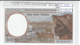 BILLETE AFRICA CENT. CONGO 500 FRANCOS 2000 P-101Cg SIN CIRCULAR - Andere - Afrika