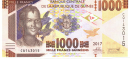 BILLETE GUINEA 1.000 FRANCOS 2017 P-48b SIN CIRCULAR - Otros – Africa