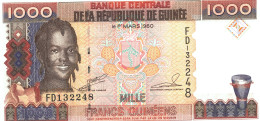 BILLETE GUINEA 1.000 FRANCOS 1998 P-37 SIN CIRCULAR - Otros – Africa