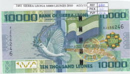 BILLETE SIERRA LEONA 10.000 LEONES 2010 P-33a SIN CIRCULAR  - Autres - Afrique