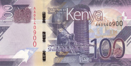 BILLETE KENIA 100 SHILLINGS 2019 P-53a SIN CIRCULAR  - Otros – Africa