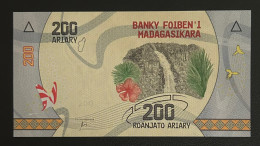 BILLETE MADAGASCAR 200 ARIARY 2017 P-98a SIN CIRCULAR - Sonstige – Afrika