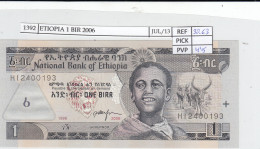 BILLETE ETIOPIA 1 BIR 2006 P-46d SIN CIRCULAR - Altri – Africa