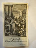 Kopergravure Sainte Jeanne D’Arc  Graveur Harrewijn  Martyr - Collections