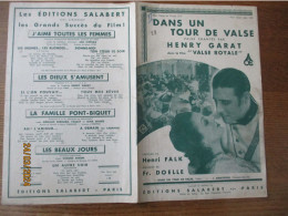 DANS UN TOUR DE VALSE  PAROLES DE HENRI FALK MUSIQUE DE FR. DOELLE - Scores & Partitions