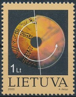 Mi 748 ** MNH / Turn Of The Millennium, Geocentric World Model Engraved In Amber - Lithuania