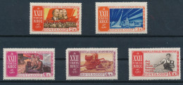 Russia 1961, XXII Congress Of Communist Party; Mi#2531A-2535A,MNH - Unused Stamps