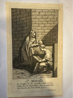 Kopergravure Sainte Marcelle Martyr Graveur Du Vivier Fete 31 Janvier Rome - Collections