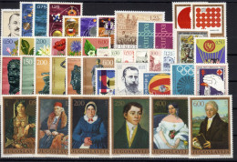 Yugoslavia-Complete Year 1971, MNH (without Surcharges) - Neufs