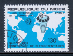 Niger 1982 Mi# 813 Used - ITU Plenipotentiaries Conference, Nairobi / Space - Afrika