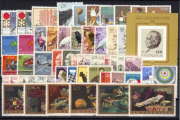 Yugoslavia-Complete Year 1972, MNH (without Surcharges) - Unused Stamps