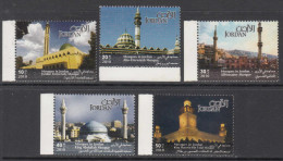 2010 Jordan Mosques Complete Set Of 5 MNH - Jordania