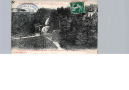 Saint Ferreol, Les Cascades, Vue Générale Du Parc, 1908, Timbre 5c - Saint Ferreol
